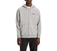 Relaxed Graphic Sweat-shirt à fermeture éclair Homme High Peaks Crew Sugar Swizzle (Gris) L -