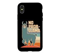 Relaxed Llama Lunettes de Soleil Vintage Sunset Stripes Coque pour iPhone X/XS