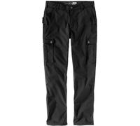 Relaxed Ripstop Cargo Work Pantalon, noir, Taille 32