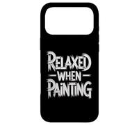 Relaxed When Painting Thérapie Artistique paisible Coque pour iPhone 17 Pro Max