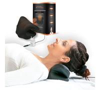 Relaxeur De Cou Chauffant CLIMSOM FLEX - Traction Cervicale Douce Avec Housse Chauffante Déhoussable - 3 Niveaux de Chaleur - Câble et Adaptateur USB Inclus