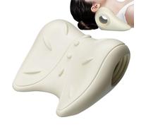 Relaxeur de cou et d'épaules - Dispositif de traction réglable pour étirement cervical, pour femmes, dormir, maison, lit, canapé, voyage, voiture, avion, équipement portable, soutien confortable du