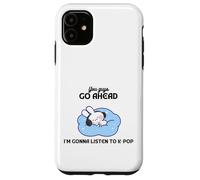 Relaxez-Vous, Allez-y, Je Vais écouter K-Pop Bunny Coque pour iPhone 11