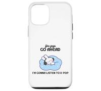 Relaxez-Vous, Allez-y, Je Vais écouter K-Pop Bunny Coque pour iPhone 12/12 Pro