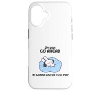 Relaxez-Vous, Allez-y, Je Vais écouter K-Pop Bunny Coque pour iPhone 16