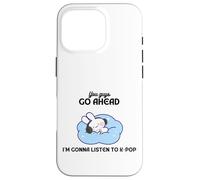 Relaxez-Vous, Allez-y, Je Vais écouter K-Pop Bunny Coque pour iPhone 16 Pro