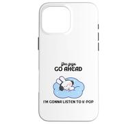 Relaxez-Vous, Allez-y, Je Vais écouter K-Pop Bunny Coque pour iPhone 16 Pro Max