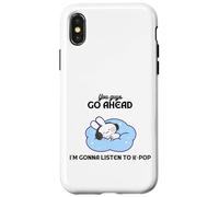 Relaxez-Vous, Allez-y, Je Vais écouter K-Pop Bunny Coque pour iPhone X/XS