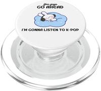 Relaxez-Vous, Allez-y, Je Vais écouter K-Pop Bunny PopSockets PopGrip pour MagSafe