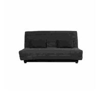 RELAXIMA - Banquette convertible Clic Clac NOE, couchage 130 x 190, rangement intégré, cape charbon