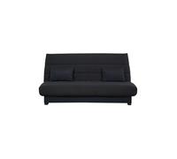 RELAXIMA - Banquette convertible Clic clac OLIVIA, couchage 130 x 190, rangement intégré, pearl noir