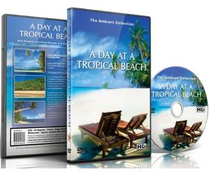 Relaxing Beach DVD - A Day at The Tropical Beach for relaxation with ocean sounds