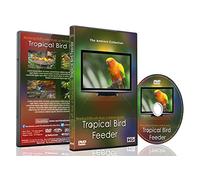 Relaxing Birds DVD - Tropical Bird Feeder - Cute and Colourful Birds with Natural Bird Sounds Videos for Your Pets and Kids
