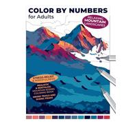 Relaxing Mountain Landscapes Color by Numbers for Adults - Stress Relief & Mindfulness | Realistic & Nostalgic Mountain Scenes Coloring Book | Hiking Trails and Scenic Peaks