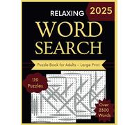 Relaxing word search puzzle book for adults - large print: Discover the Beauty of Nature Through Word Searches