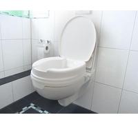 Relaxon Basic Rehausseur de siège de toilette, 10 cm, avec couvercle