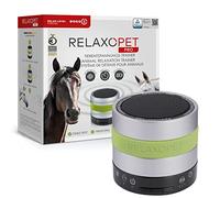RelaxoPet Appareil de relaxation professionnel pour animaux - Version 2020 - Pour chevaux - Apaise par ondes sonores - Idéal en cas d'orage, d'agitation ou de transport - audible et inaudible