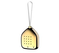 RELAXOUND Jingle Bells Gold Glow - Décoration de sapin de Noël acoustique avec détecteur de mouvement - Idée cadeau de Noël (or), décoration de Noël, boules de sapin de Noël