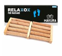 Relaxox Rouleau de massage pour les pieds en bois