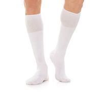 Relaxsan 560L (Blanc 6/XXL) Chaussettes Diabétiques, Homme Femme, Longues, sans Élastique, sans Couture, pour Pieds Sensibles, Coton et Crabyon