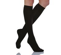 Relaxsan 920-new (Noir 3/M) Chaussettes de maintien Femme/Homme en coton compression graduée 22-27 mmHg
