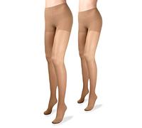 Relaxsan Multifibre 780FM - 2 PAIRES - (Vison 2/M) collant de maintien 12-17 mmHg compression graduée légère 70 Den