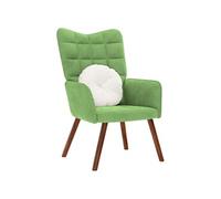 Relaxstoel fluweel lichtgroen4016813