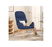 Chaise de Relaxation Gris Foncé Tissu Fauteuil Siège Salle de Séjour vidaXL