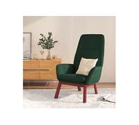 Relaxstoel stof donkergoen341388