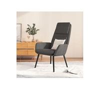 Chaise de Relaxation Tissu Gris Clair Siège Salle de Séjour Fauteuil vidaXL