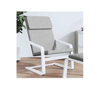 Relaxstoel stof lichtgrijs351054