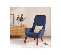 Relaxstoel tissu bleu