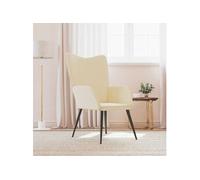 Relaxstoel tissu crème