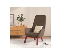 Relaxstoel tissu taupe