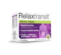 RELAXTRANSIT| Soutien Digestif et Équilibre Intestinal | Formule Exclusive aux Extraits de Plantes et Minéraux | Favorise un Transit Facile et une Digestion Harmonieuse | 6 Sachets - 3C PHARMA