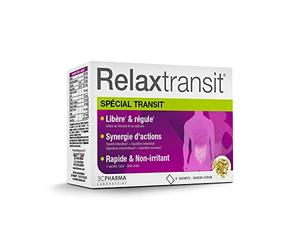 RELAXTRANSIT| Soutien Digestif et Équilibre Intestinal | Formule Exclusive aux Extraits de Plantes et Minéraux | Favorise un Transit Facile et une Digestion Harmonieuse | 6 Sachets - 3C PHARMA