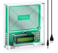 Relaxweex Générateur de résonance à onde sinusoïdale Schumann réglable 0,01-300000 Hz Générateur de fréquence sonore ultra basse fréquence avec USB et boîtier magnétique en acrylique
