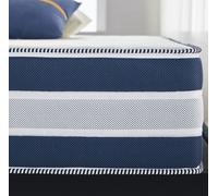 RELAXX Matelas gel 160x200 cm avec mousse à mémoire de forme 3D - 7 zones ; hauteur 25cm ; H2/H3 - Matelas réversible en mousse froide avec soulagement optimal de la pression