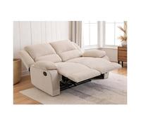 RELAXXO - Canapé de relaxation manuel 2 places LEO en velours côtelé - beige