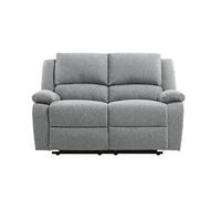 RELAXXO - Canapé Relaxation 2 places LEO en Tissu - Gris clair