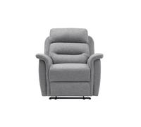 RELAXXO - Fauteuil de Relaxation 1 place en Tissu Gris LÉON - Gris clair