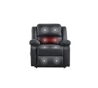 RELAXXO - Fauteuil De Relaxation Electrique Releveur Et Massant En Simili LEO - Noir