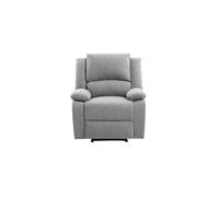 RELAXXO - Fauteuil Relaxation 1 place LEO en Tissu - Gris clair