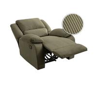 RELAXXO - Fauteuil relaxation manuel LEO en velours côtelé - Vert