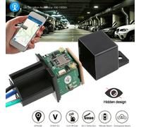 Relay Car GPS Tracker Plastic Positioner Vehicle Miniature Burglar Alarm Black