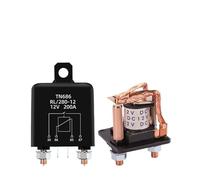 Relay Starting relay 200A 120A 100A 12V 24V Power Automotive Heavy Current Start relay Car relay Truck electronic starter MQXFCZUX(120A,12V)