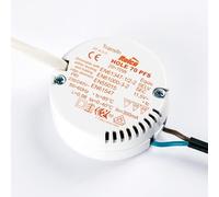 Relco Hole Transformateur électronique 70PFS 20-70 W 12 V transformateur halogène à intensité variable rond blanc