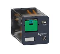 Relé 3CO 10A+Botón Test+LED 24VDC