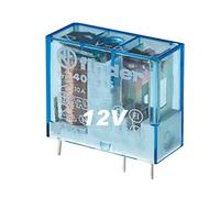 RELE SERIE 40 STANDARD 12 Vcc 1 CIRCUITS 3 PINS ÉTAPE 3,5 mm CONMUITS 10 A MINI-RELE CIRCUITE IMPRESO 29 x 25 x 12,4 mm FINDER 40.31.9.012.0000