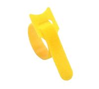 Releasable Cable Ties Wire Organizer Black 15 20 25 30cm Nylon Hook Loop Straps Wrap Zip Bundle Bandage Tie Plastics Fastening(Yellow,250mm x 100pcs)